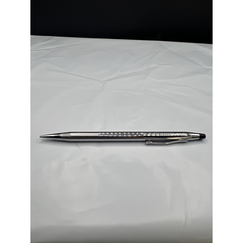 Vintage Cross Classic Century Chrome Mechanical Pencil 0.9mm Knurled Grip USA